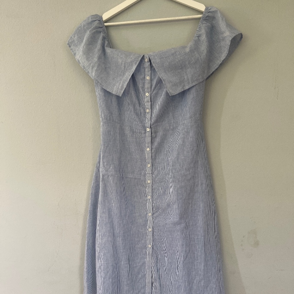 Midi off shoulder dress